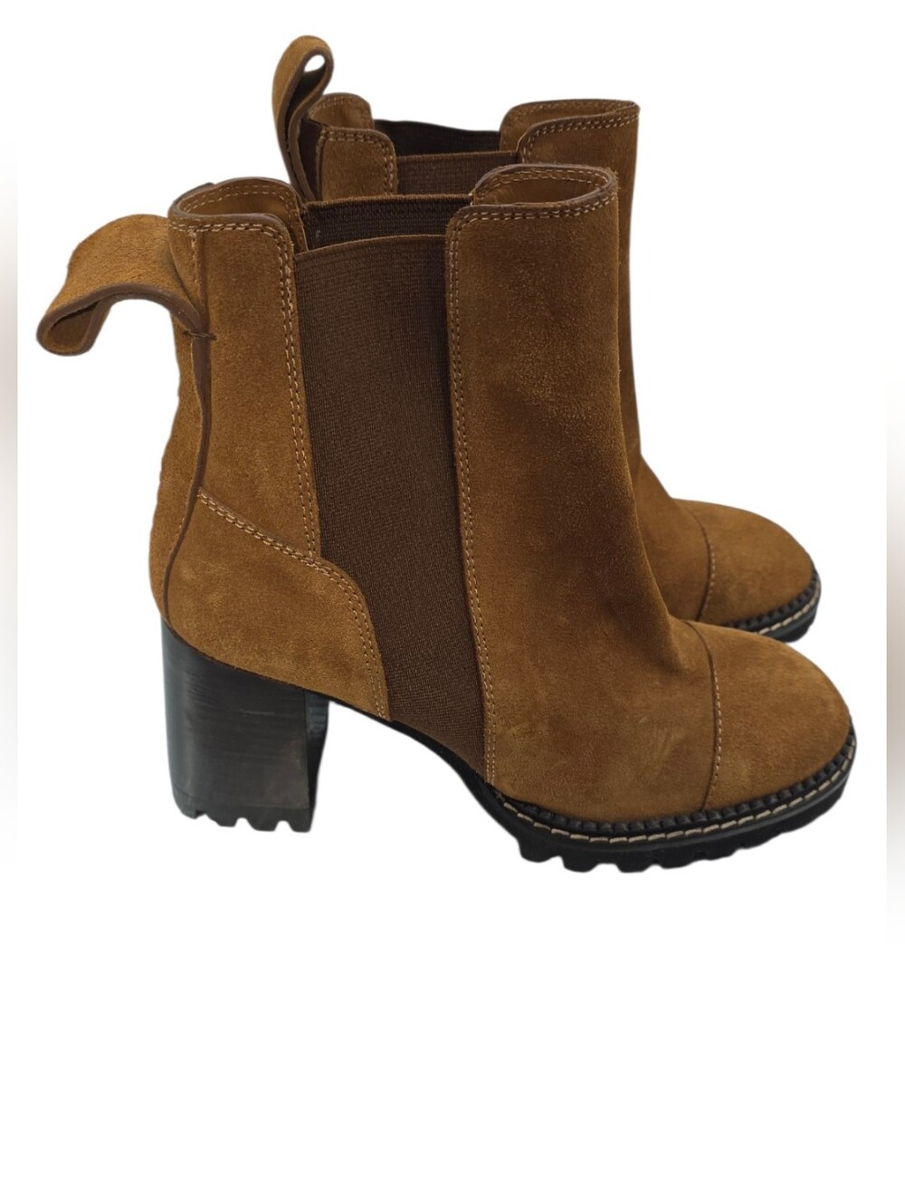 See By Chloe Mallory Lug Sole Boot 38